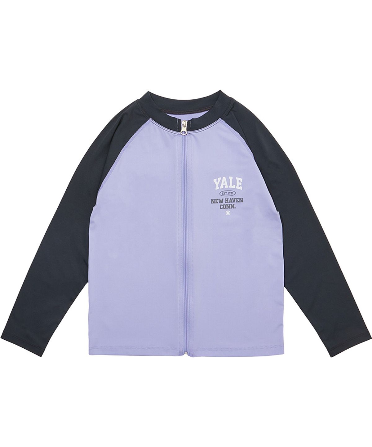 예일키즈(YALE KIDS) 컬러 배색 집업 래쉬가드 A5M042