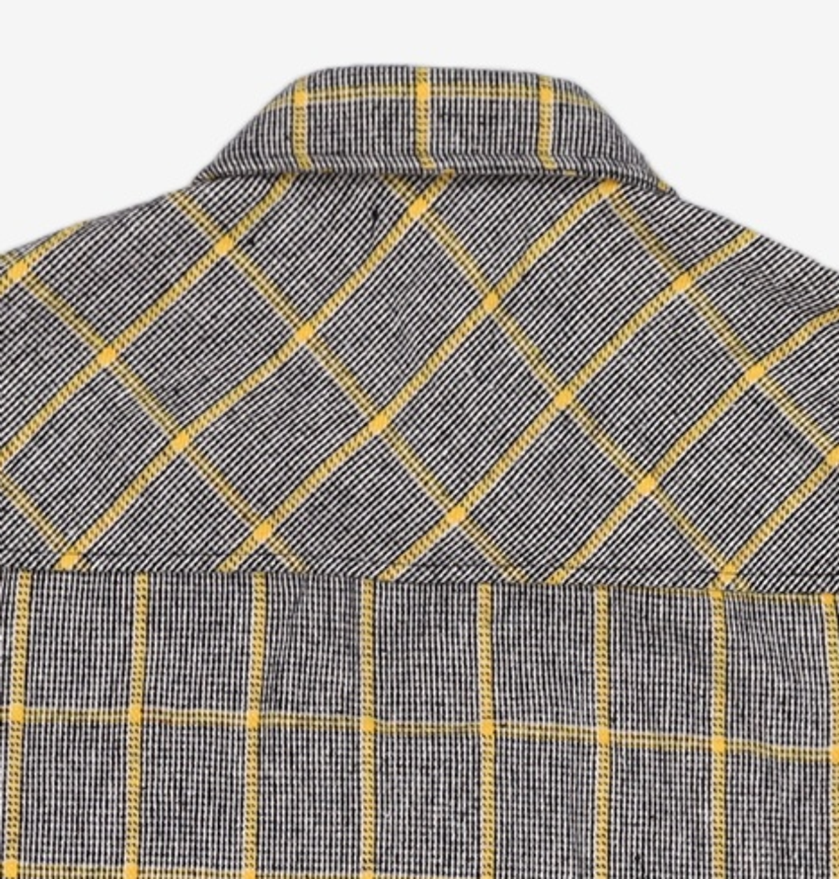 어드바이저리(ADVISORY) Wool Check Oversize Shirts - Yellow M