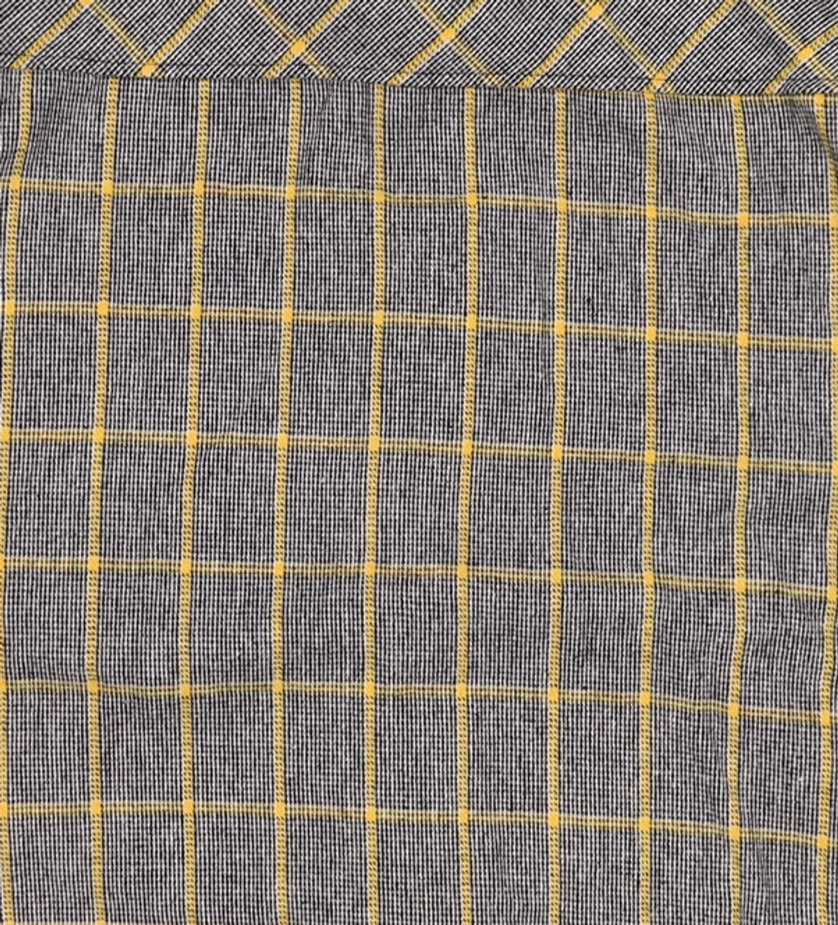 어드바이저리(ADVISORY) Wool Check Oversize Shirts - Yellow M