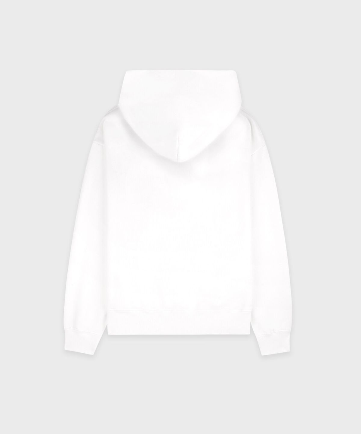 스포티앤리치(SPORTY&RICH) 세리프 로고 자수 후드 남여공용 - 화이트 R265AUW013