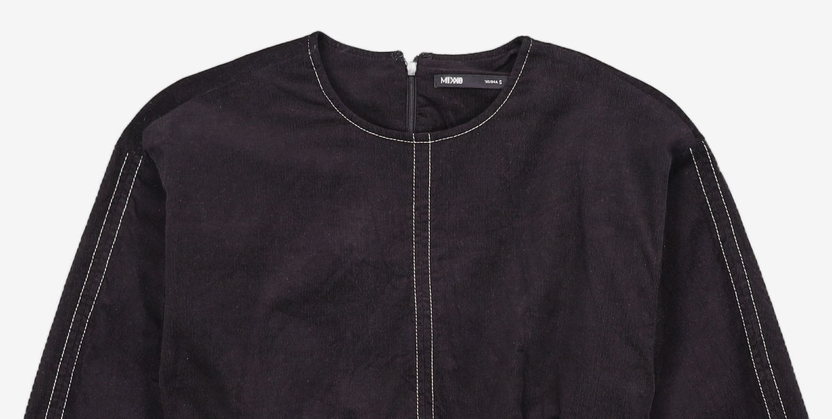 미쏘(MIXXO) 코듀로이 스티치 원피스_MIWOWDV19C S