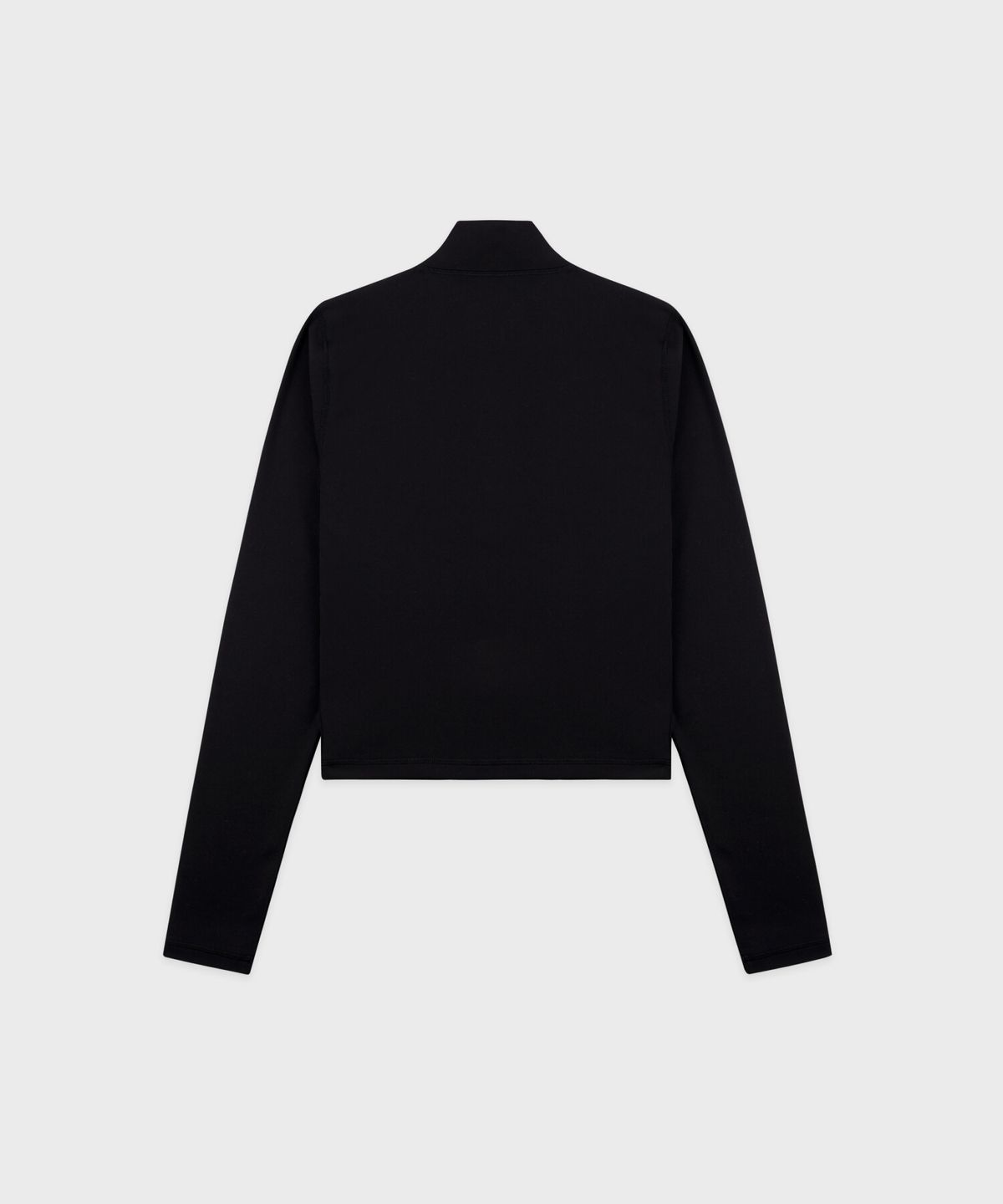 스포티앤리치(SPORTY&RICH) SR 러너 스포츠 쿼터 집업 - 블랙 R265AWJ001