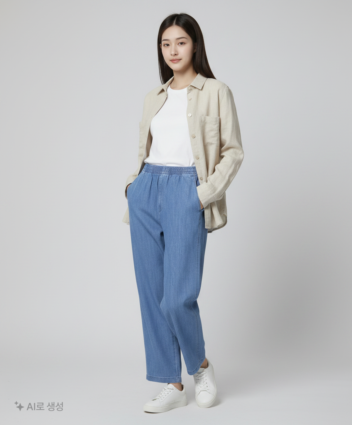 유니클로(UNIQLO) 청/데님 팬츠 S