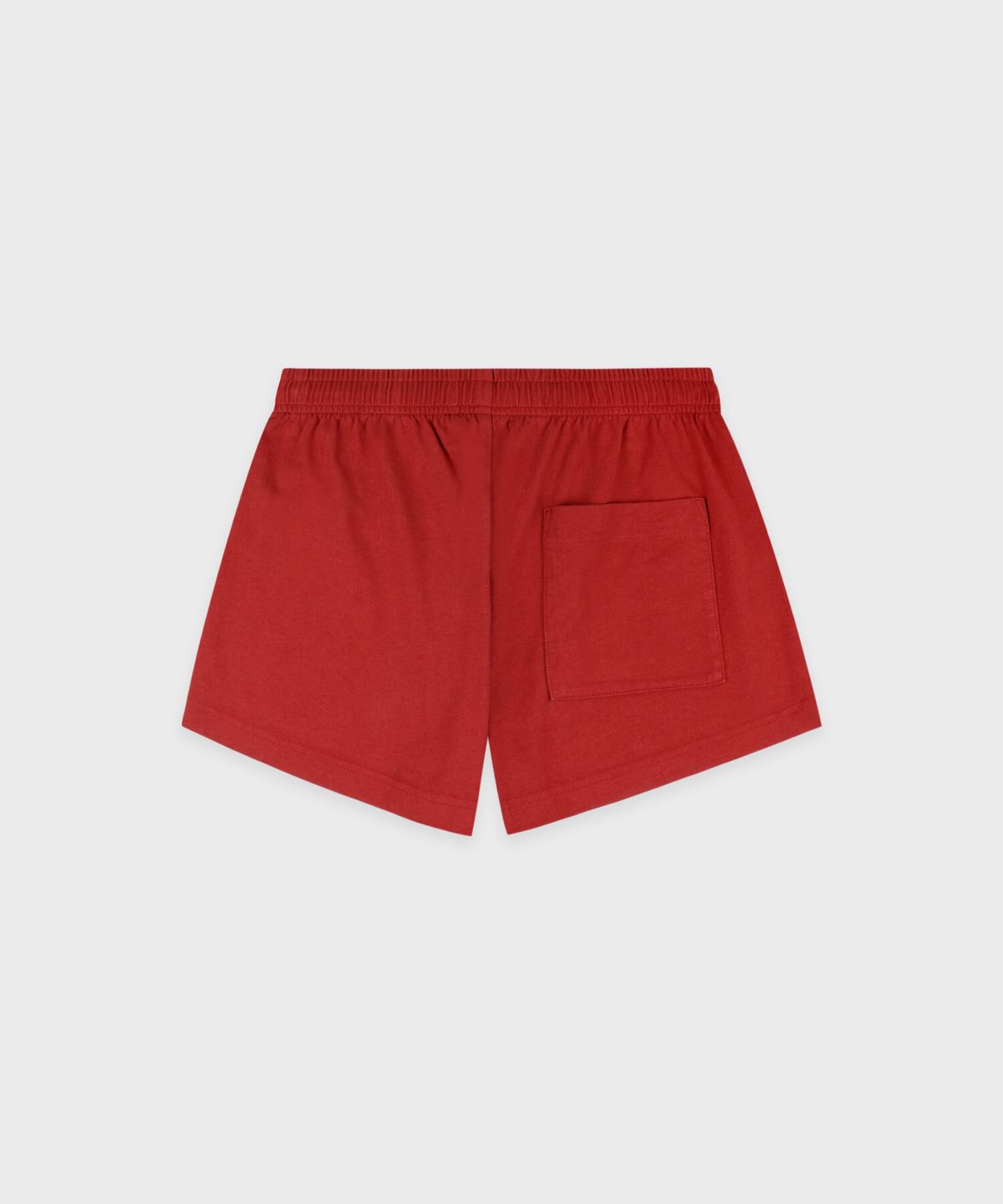 스포티앤리치(SPORTY&RICH) 세리프 로고 자수 디스코 쇼츠 - 페이디드 멀로 R265AW7007