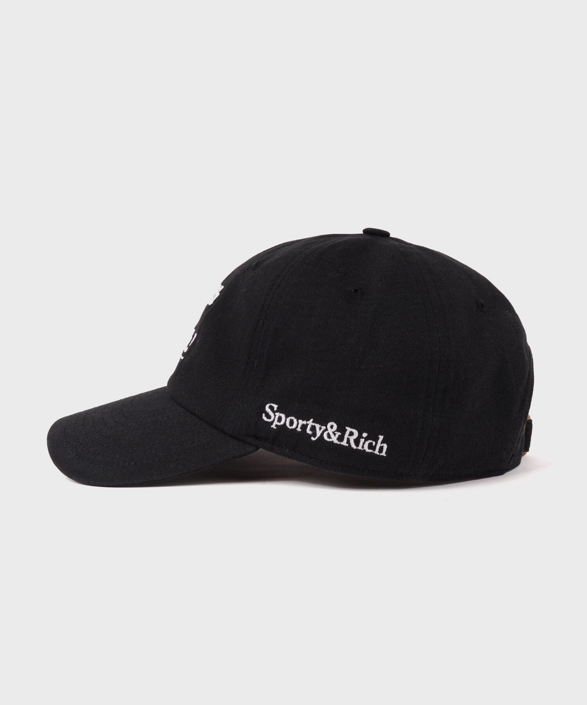 스포티앤리치(SPORTY&RICH) Health is Wealth 캡 - 페이디드 블랙 R265AOH008