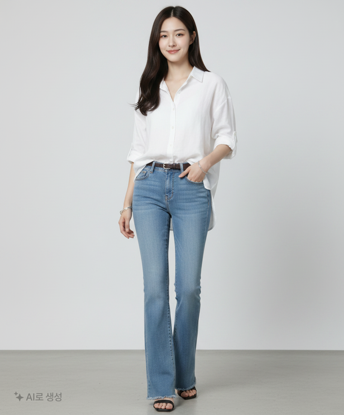 로엠(ROEM) 청/데님 팬츠 67