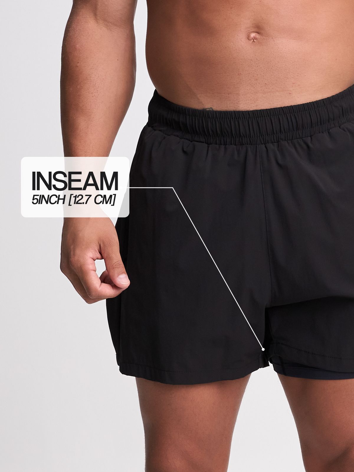 시그마스(SIGMAS) Airlift 5-Inch Short (Black)
