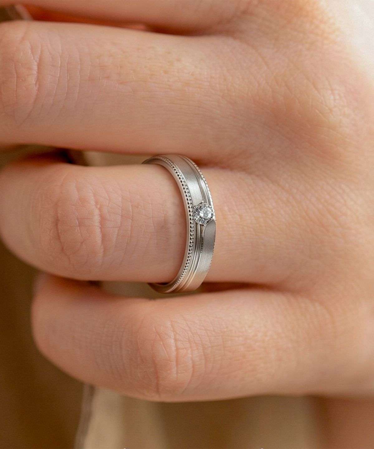 엘렌쥬얼리(HELENE JEWELRY) 실버 925 Silver 베레타 커플 링 은 반지