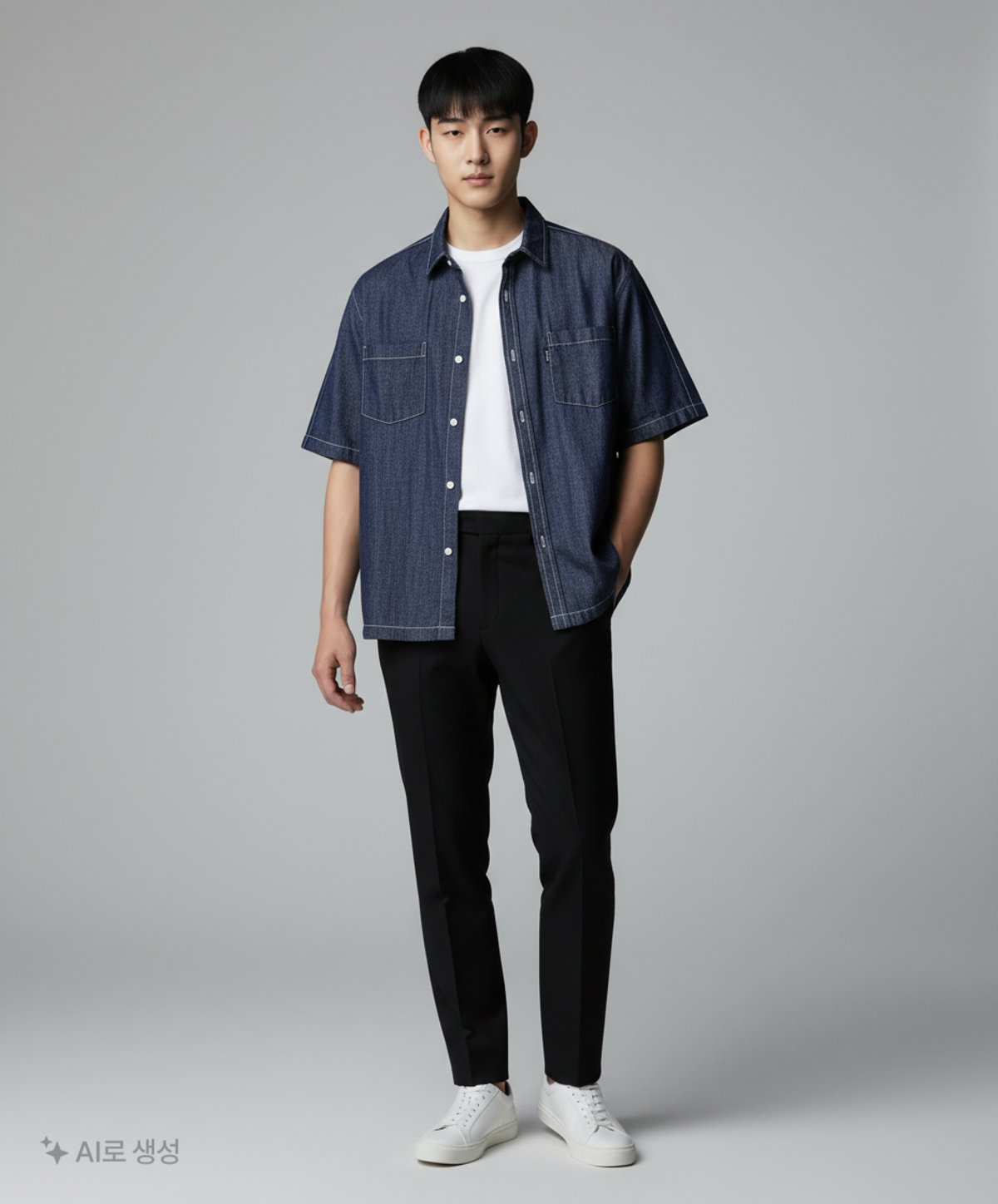 고스트릿(GOSTREET) 캐주얼 셔츠 L