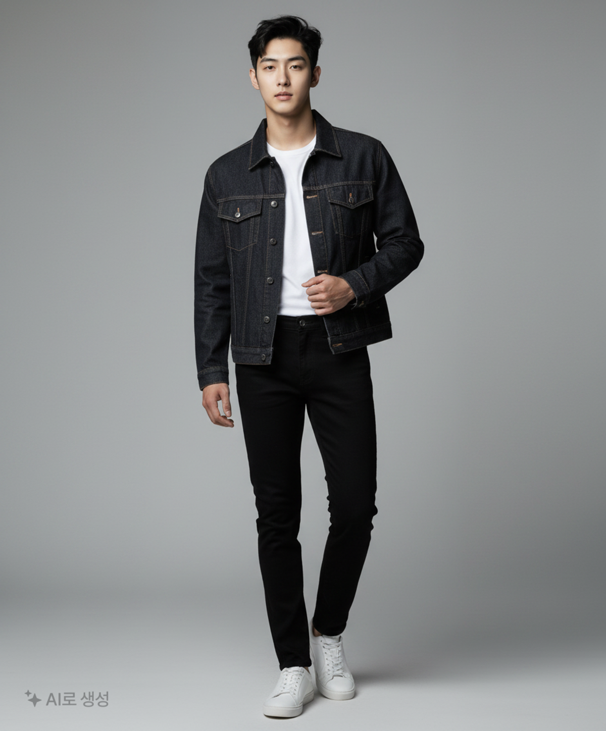 스파오(SPAO) 데님/트러커 재킷 S