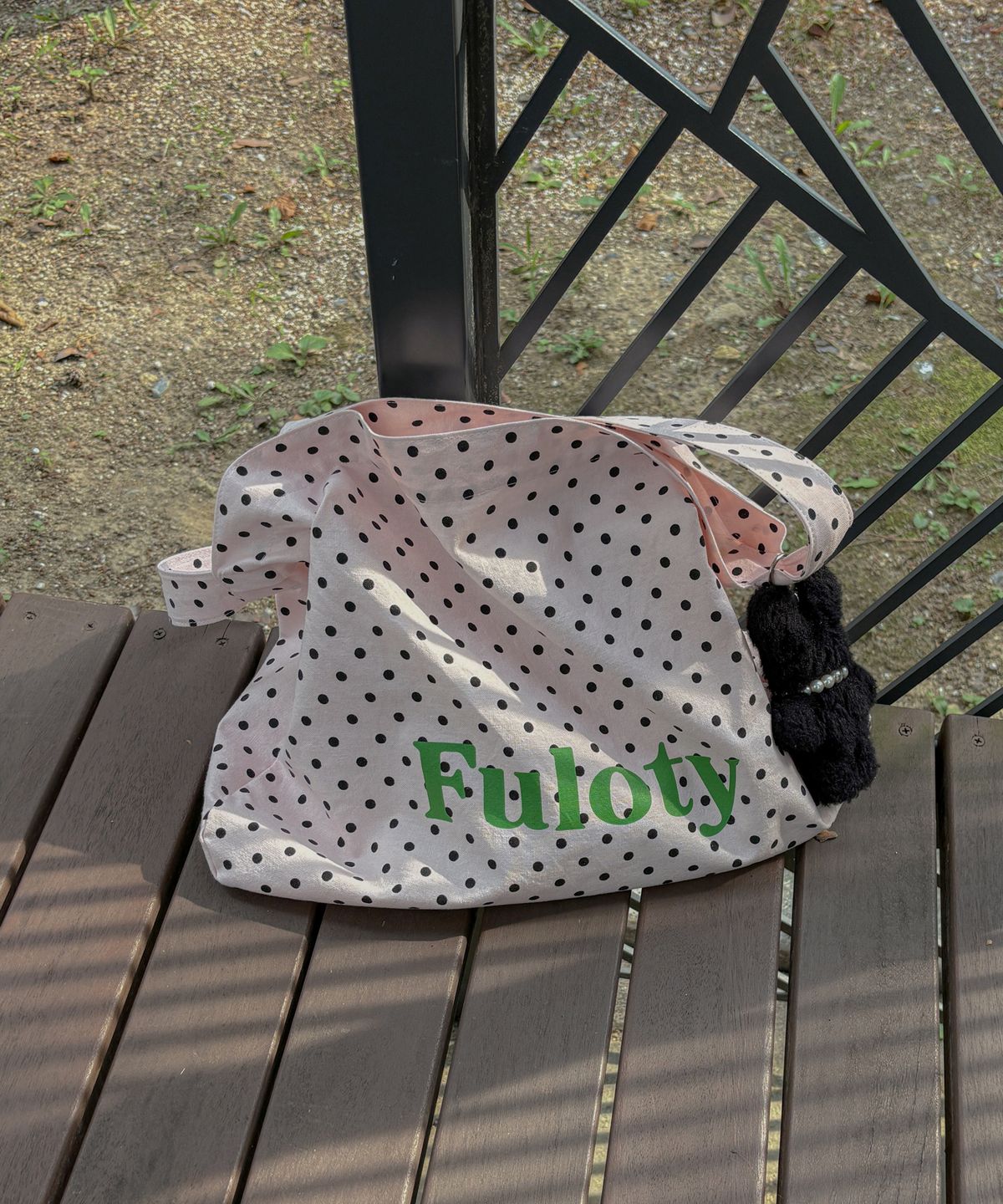 풀로티(FULOTY) Dot eco bag pink