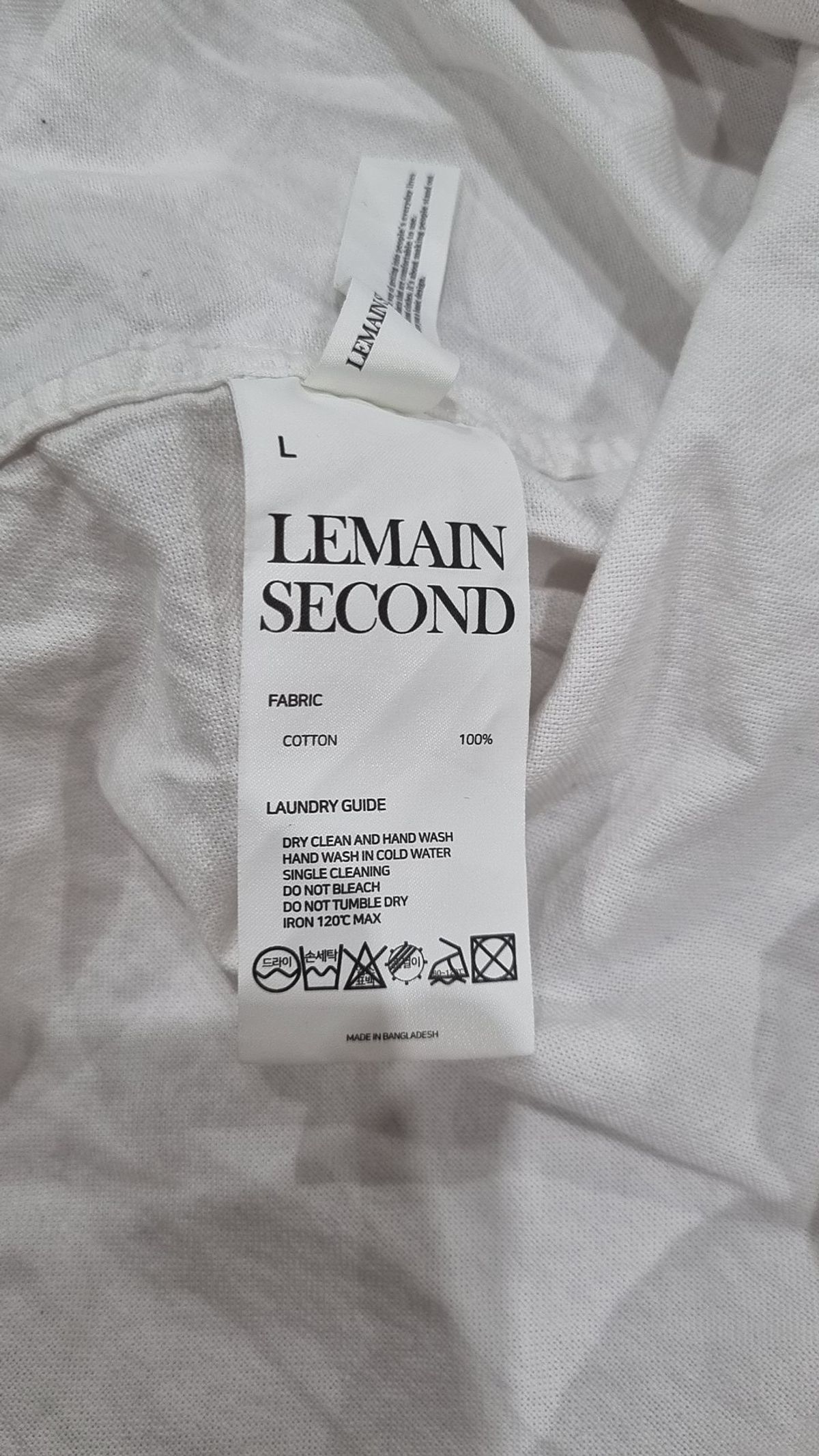 리메인세컨드(LEMAIN SECOND) 캐주얼 셔츠 L