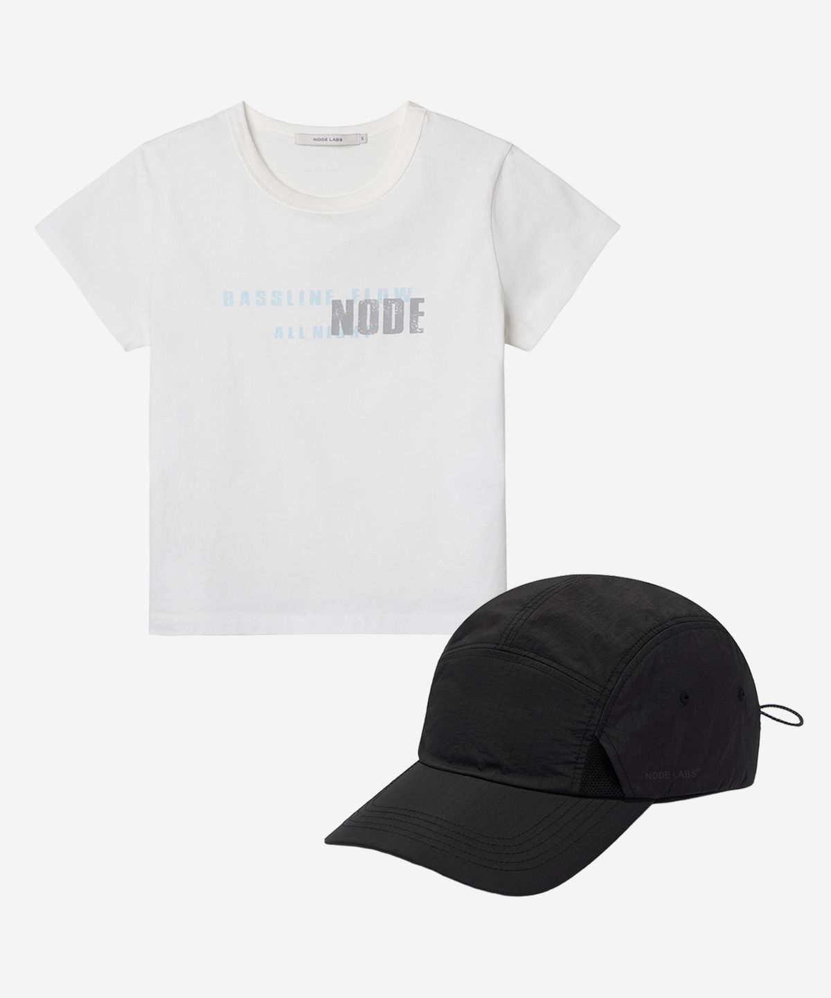 노드랩스(NODE LABS) [SET] DEV:3 선글라스 컷 볼캡 & DEV:11 우먼 빈티지 그래픽 반팔 티셔츠