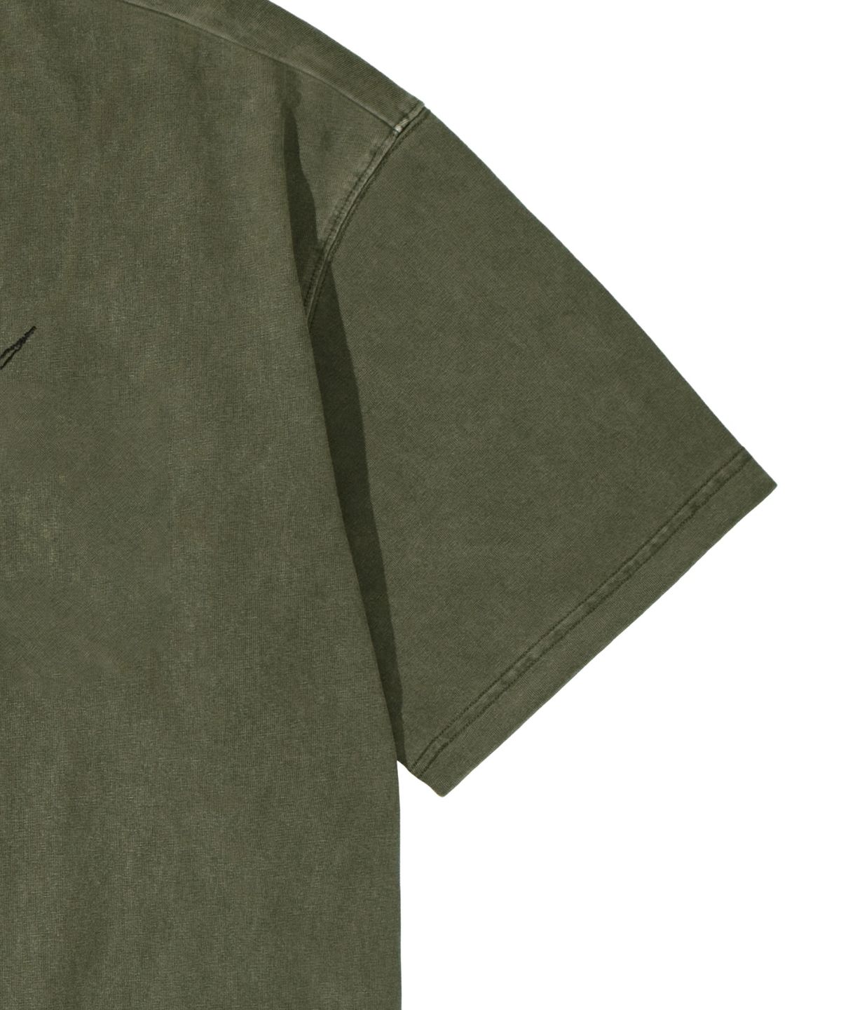 칼라파타르(KALAPATTHAR) VINTAGE PIGMENT SHORT SLEEVE T-SHIRT KHAKI
