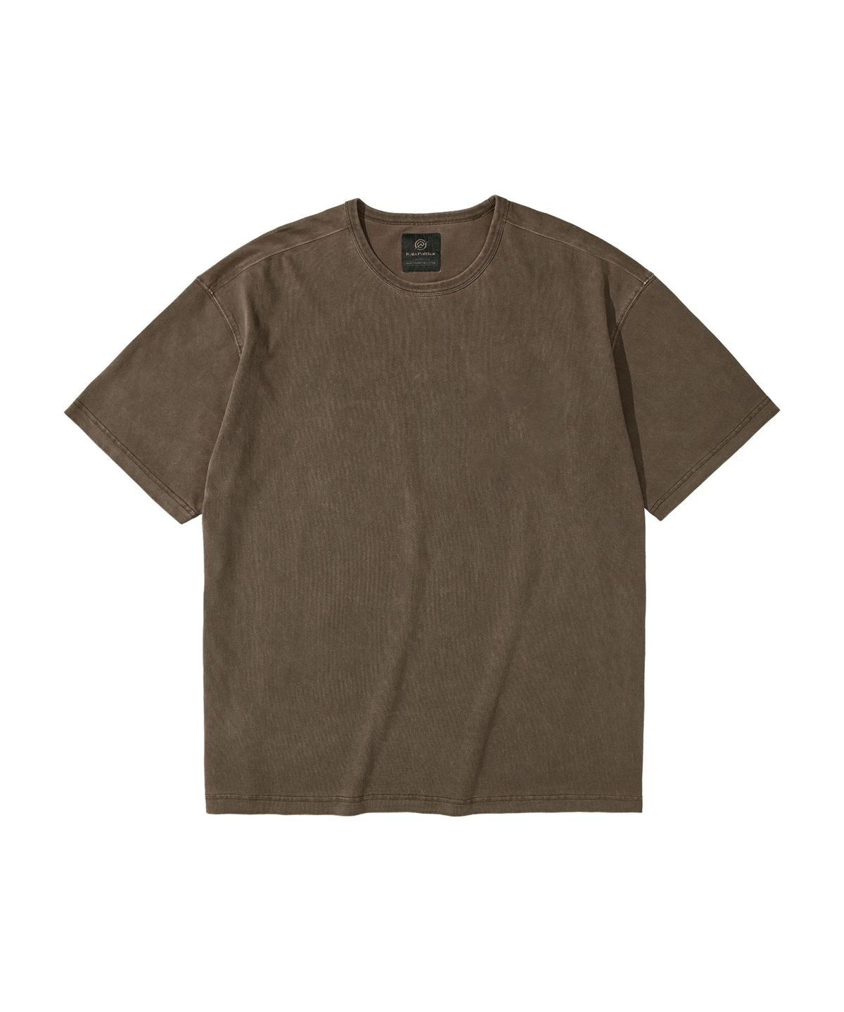 칼라파타르(KALAPATTHAR) VINTAGE PIGMENT SHORT SLEEVE T-SHIRT BROWN
