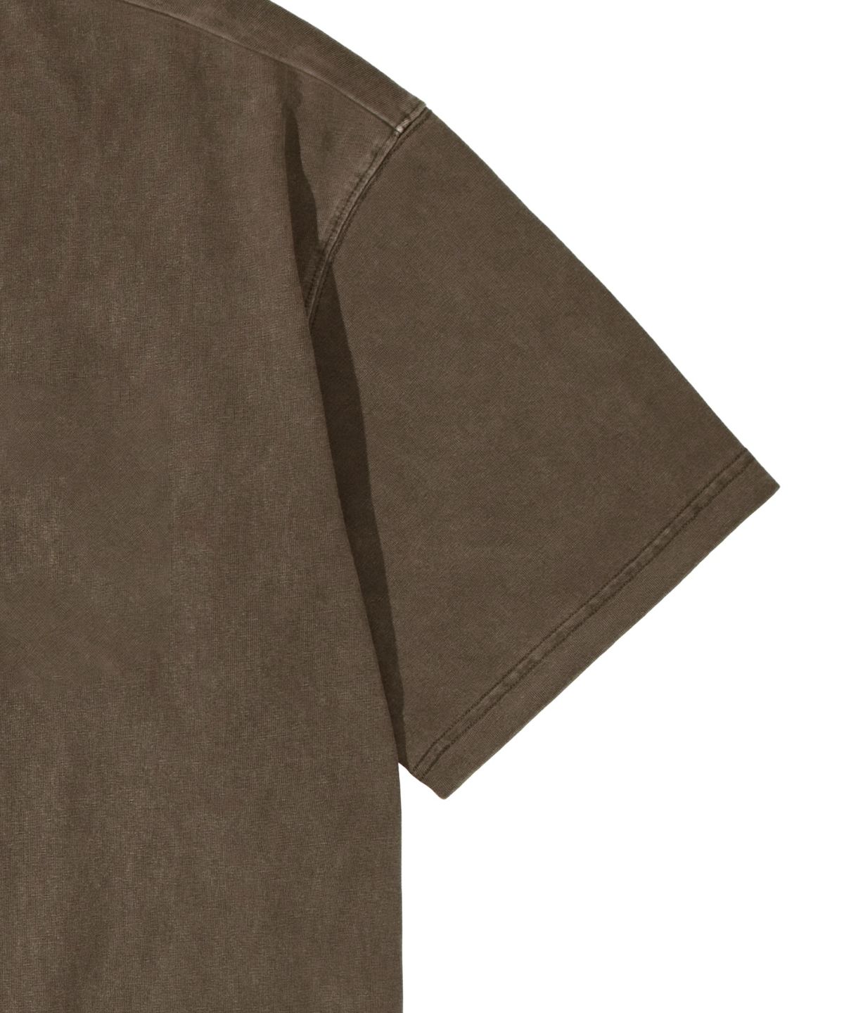 칼라파타르(KALAPATTHAR) VINTAGE PIGMENT SHORT SLEEVE T-SHIRT BROWN