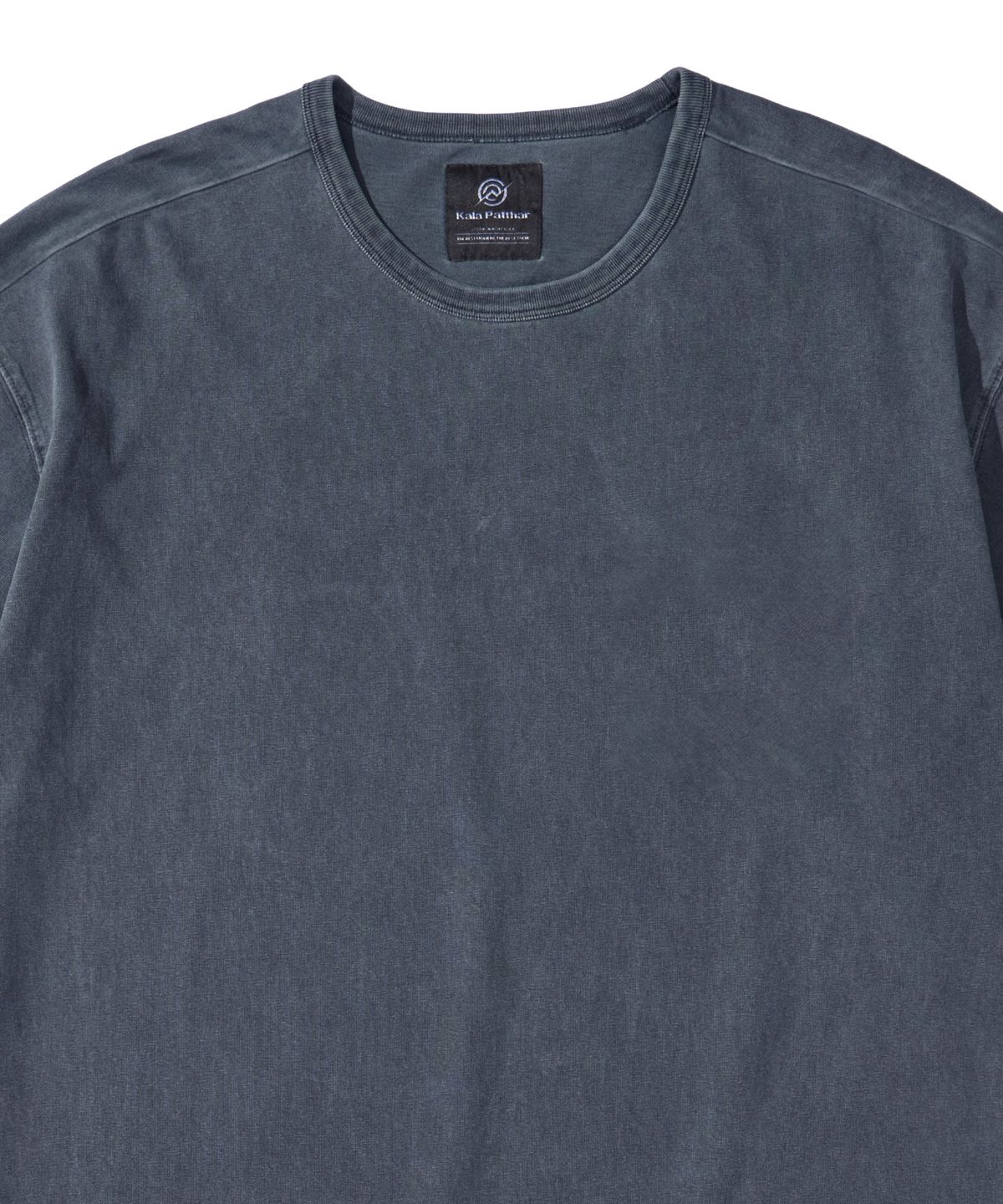칼라파타르(KALAPATTHAR) VINTAGE PIGMENT SHORT SLEEVE T-SHIRT BLUE