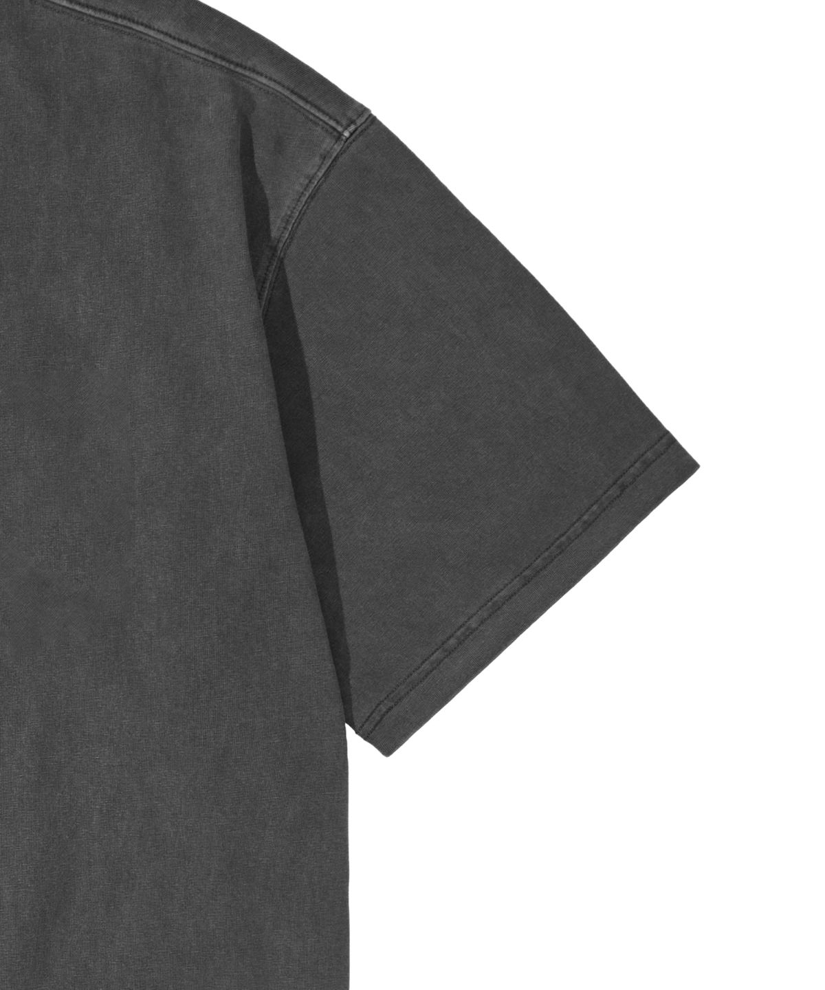 칼라파타르(KALAPATTHAR) VINTAGE PIGMENT SHORT SLEEVE T-SHIRT CHARCOAL