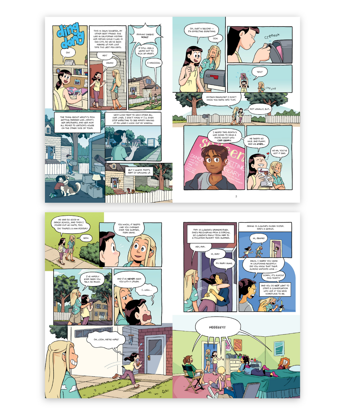 언어세상(LANGUAGE WORLD) Raina Telgemeier: The Baby-sitters Club Graphic Novels #8-14: A Graphix Collection