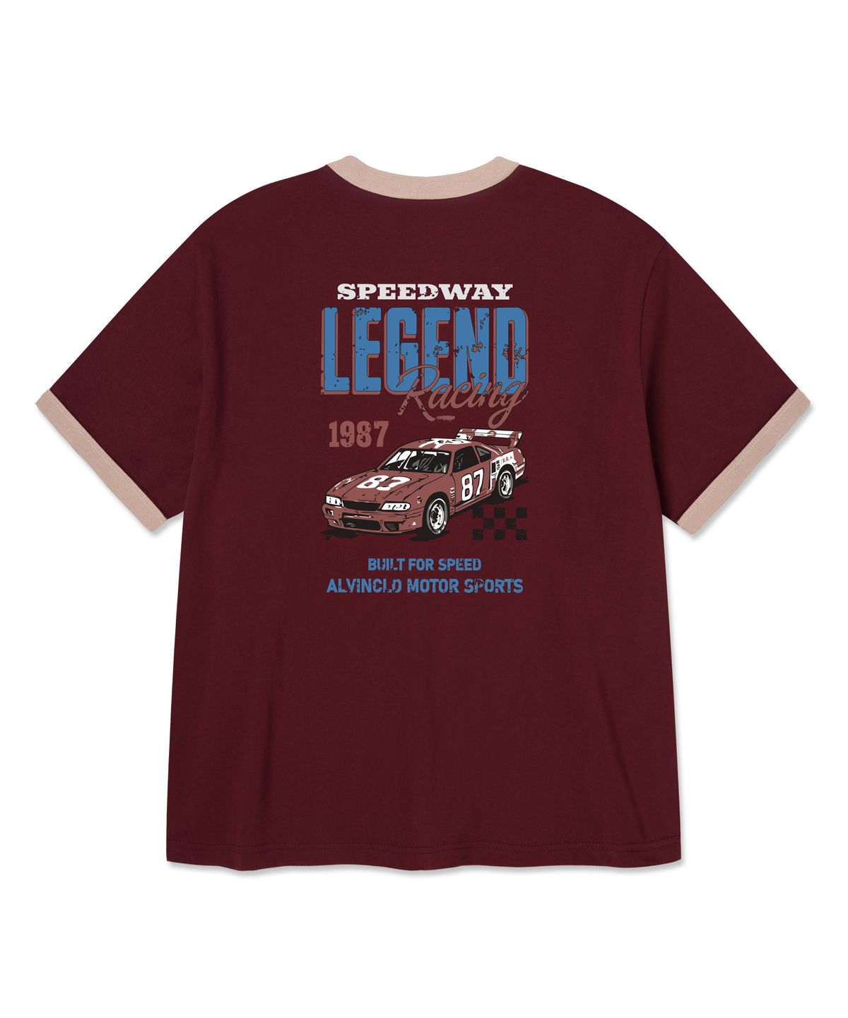 앨빈클로(ALVINCLO) SPEEDWAY 반팔티 AST3678 (4COLOR)