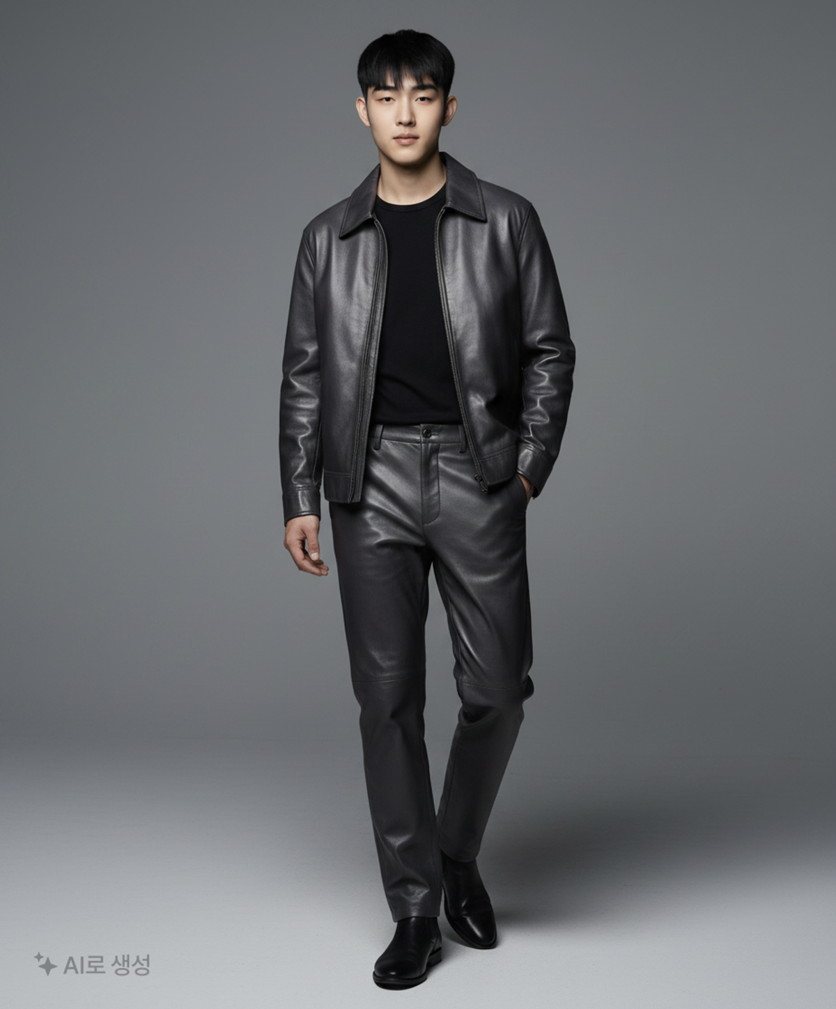스파오(SPAO) 레더/라이더스 재킷 100