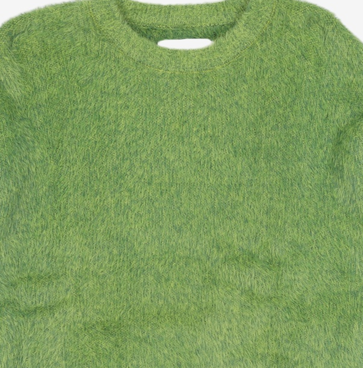 노매뉴얼(NOMANUAL) (시그니처종료)CROPPED HAIRY KNIT - 5 COLOR L