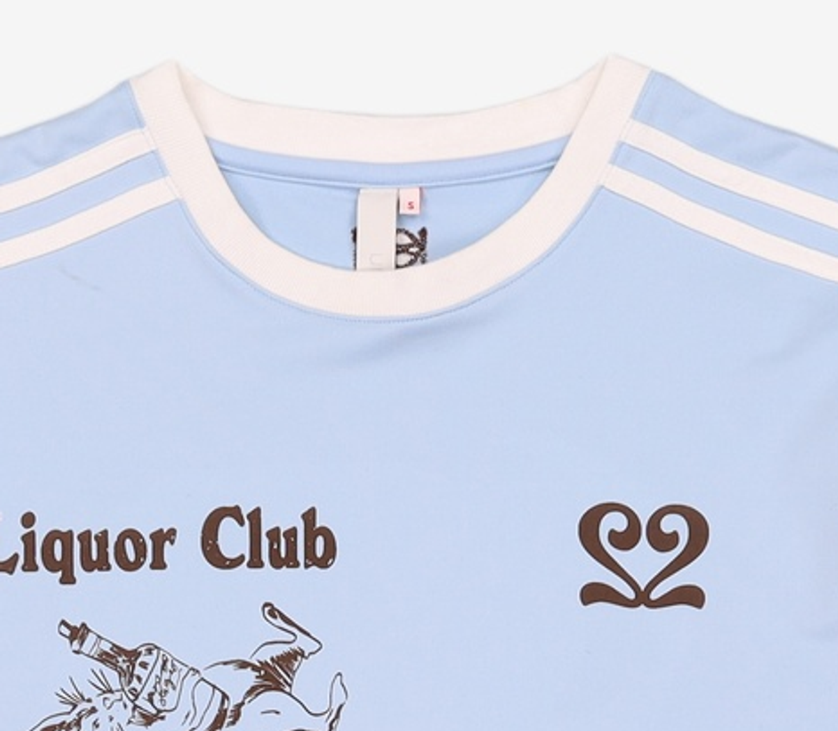 기준(KIJUN) Football Long-Sleeve Shirt Light Blue S