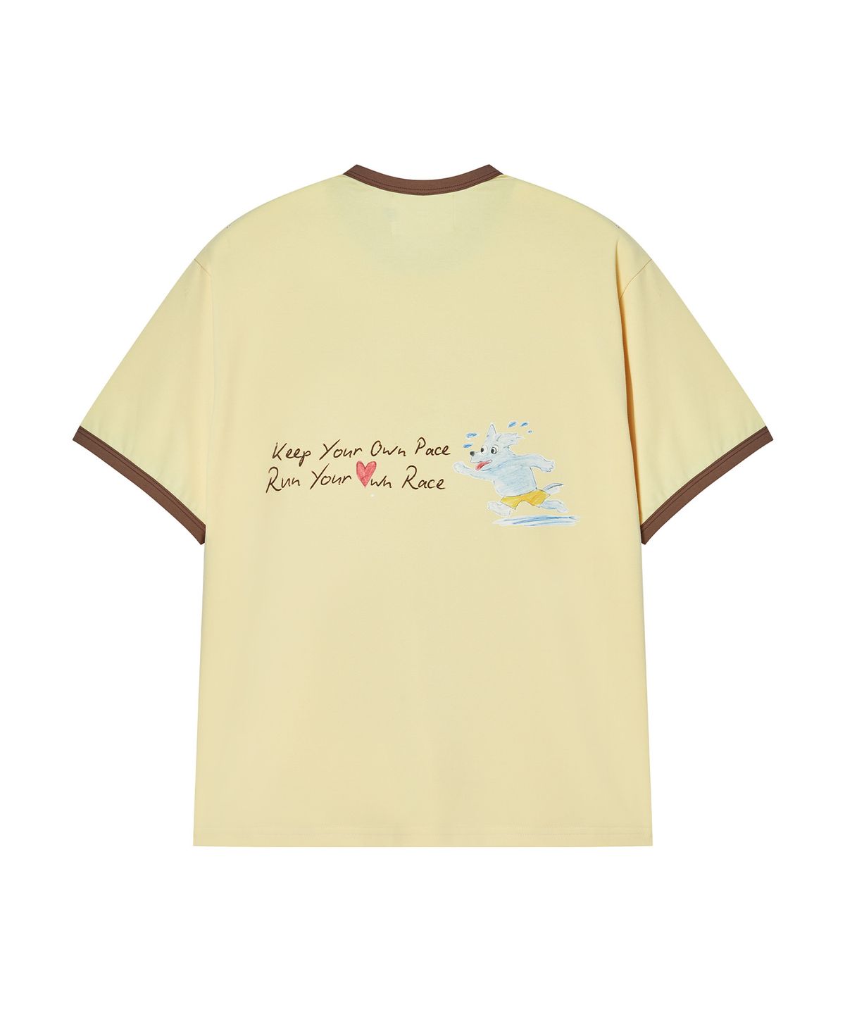 비욘드클로젯(BEYOND CLOSET) [COLLECTION LINE] 퍼포먼스 스케치 러닝 티셔츠 버터