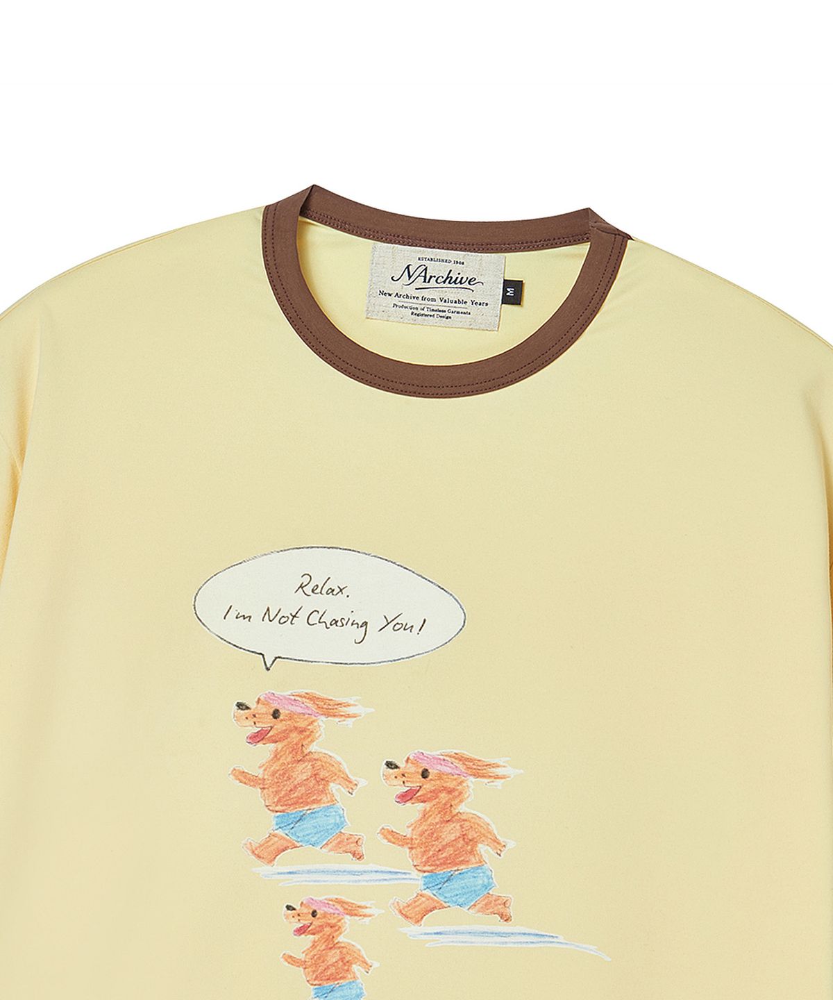 비욘드클로젯(BEYOND CLOSET) [COLLECTION LINE] 퍼포먼스 스케치 러닝 티셔츠 버터