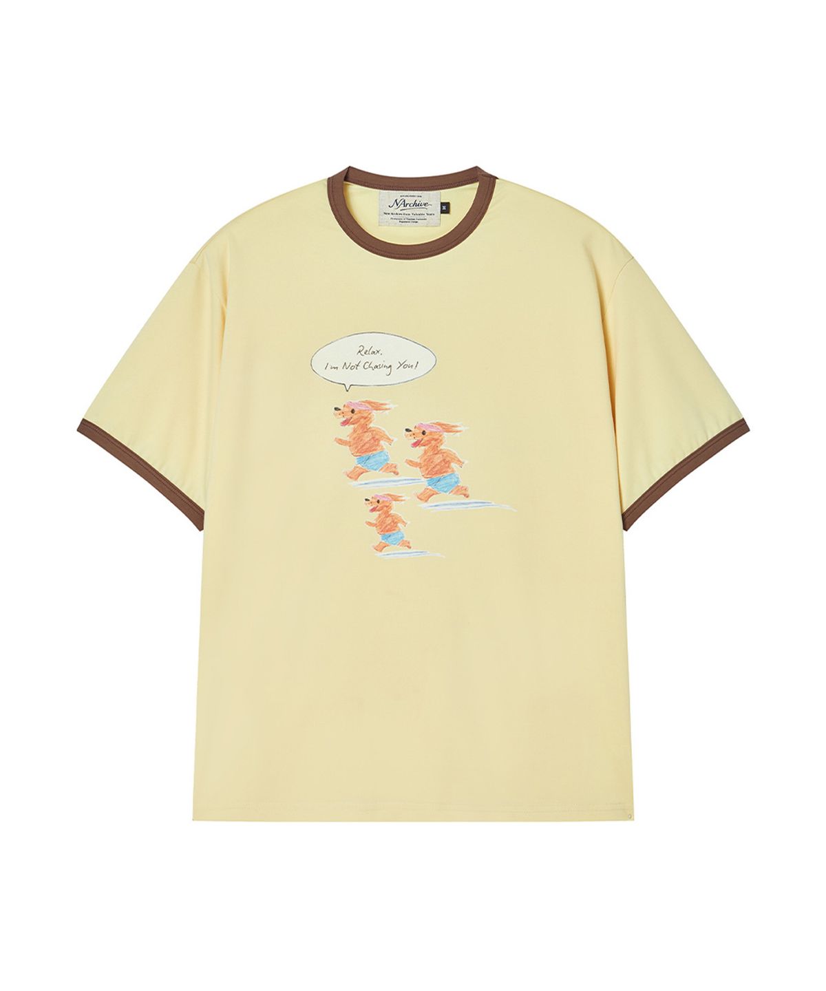 비욘드클로젯(BEYOND CLOSET) [COLLECTION LINE] 퍼포먼스 스케치 러닝 티셔츠 버터