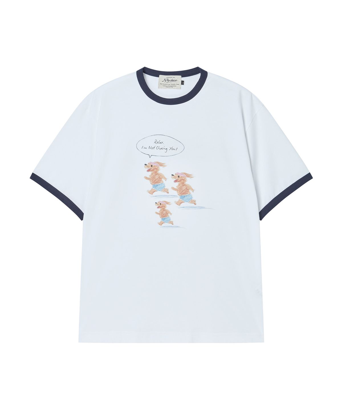 비욘드클로젯(BEYOND CLOSET) [COLLECTION LINE] 퍼포먼스 스케치 러닝 티셔츠 화이트