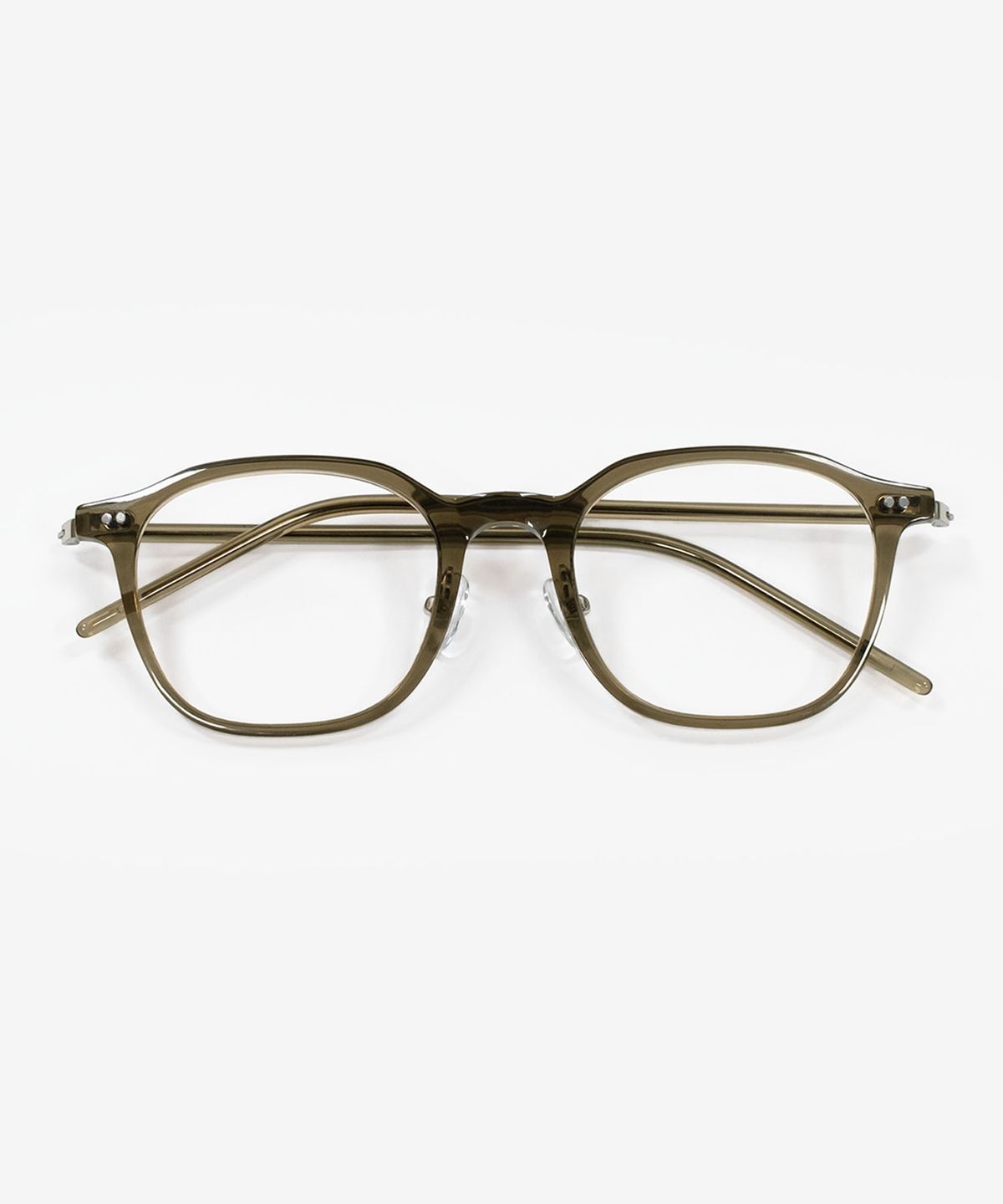 웨어웨어(WEARWHERE) MELO 01 Khaki 블루라이트 차단 안경