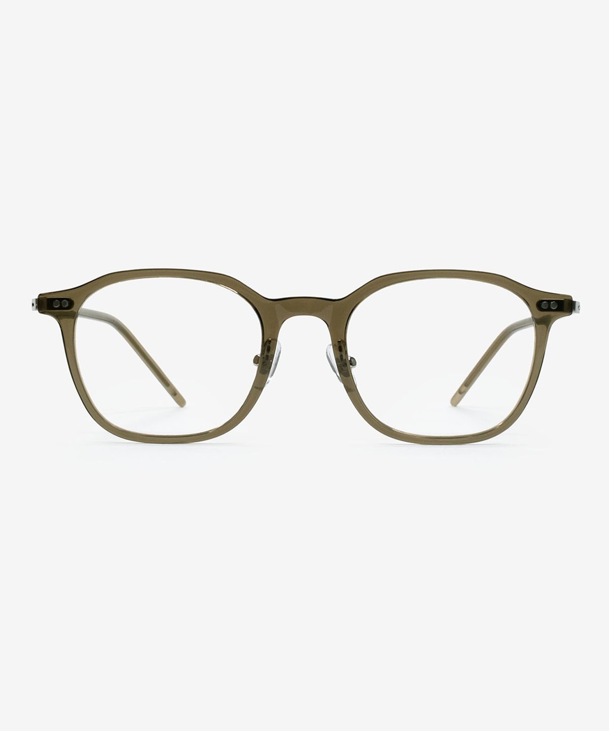 웨어웨어(WEARWHERE) MELO 01 Khaki 블루라이트 차단 안경