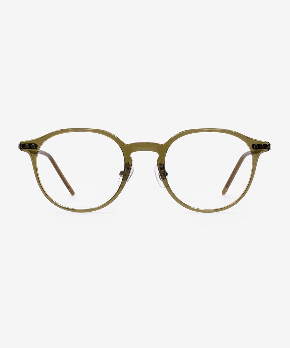 웨어웨어(WEARWHERE) MELO 02 Khaki 블루라이트 차단 안경