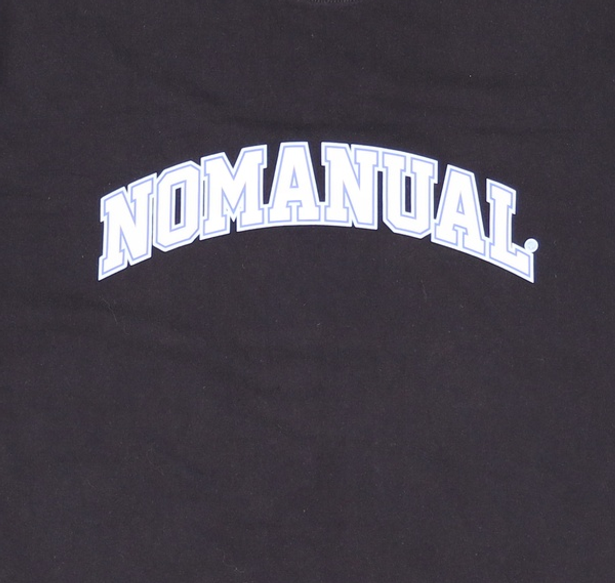 노매뉴얼(NOMANUAL) 3T ARCH LOGO T-SHIRT - BLACK L