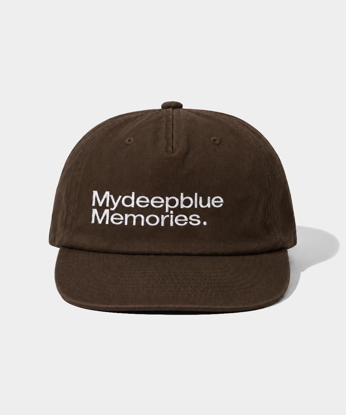 마이딥블루메모리즈(MY DEEP BLUE MEMORIES) (5 PANEL)MM MY TEXT CAP (BROWN)