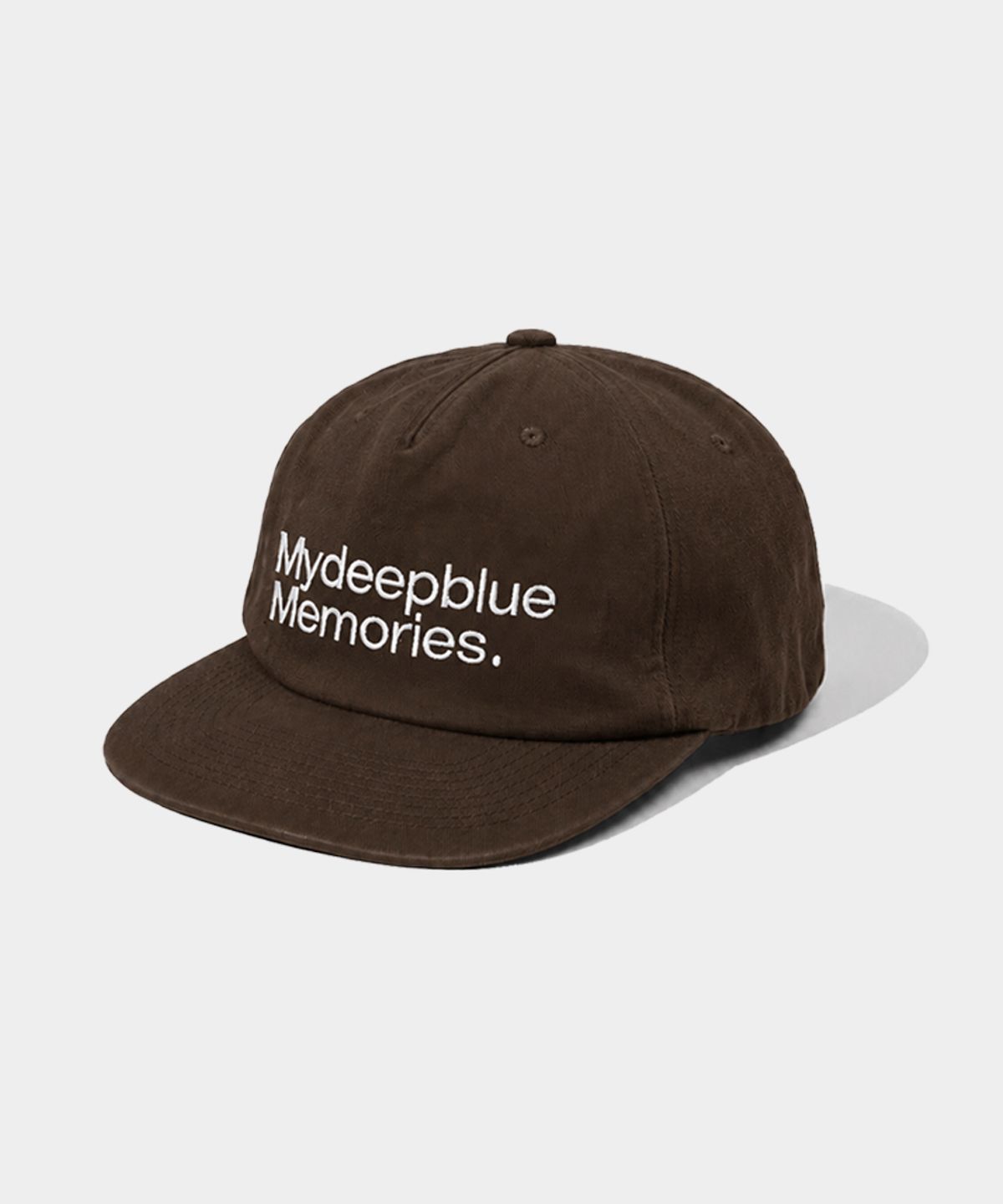 마이딥블루메모리즈(MY DEEP BLUE MEMORIES) (5 PANEL)MM MY TEXT CAP (BROWN)
