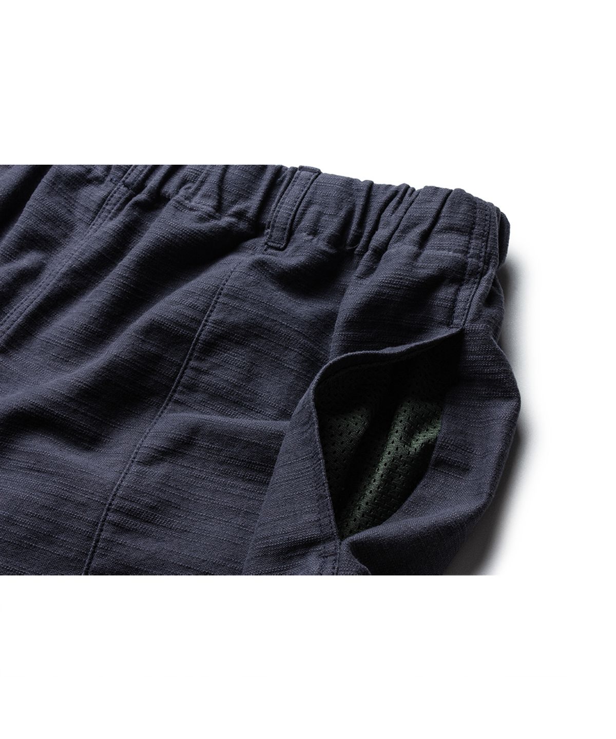더 레스큐(THE RESQ) COTTON SLUB YOSEMITE CAMP SHORTS [SHADOW NAVY]