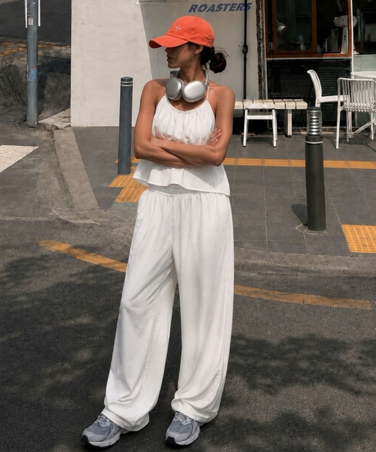 커뮨더웨어(KOMMUNTHEWEAR) KOMMUN SLEEVELESS SET WHITE 커뮨 슬리브리스 세트 화이트