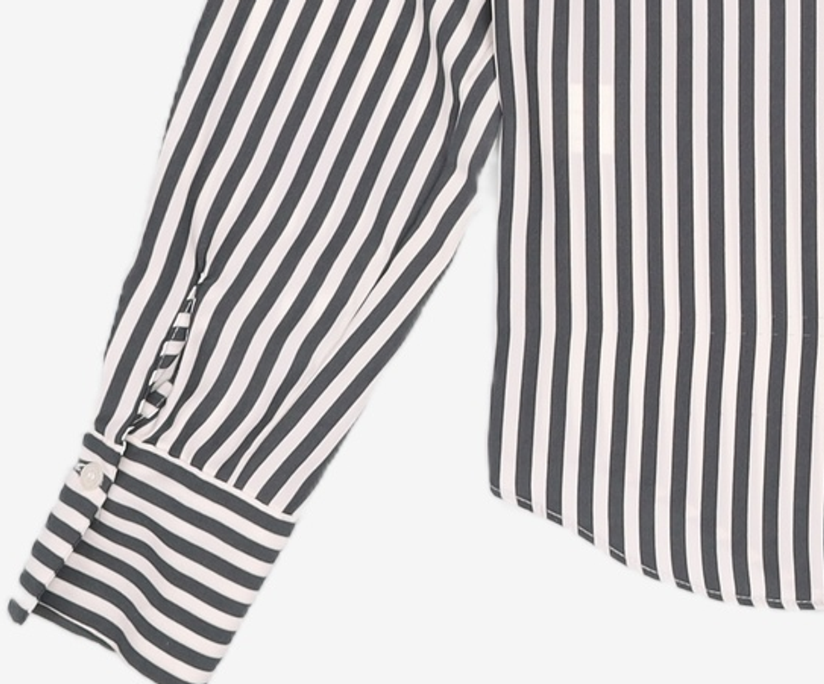 바이바이섭(BIBYSEOB) RUFFLE COLLAR SHIRTS GREY
