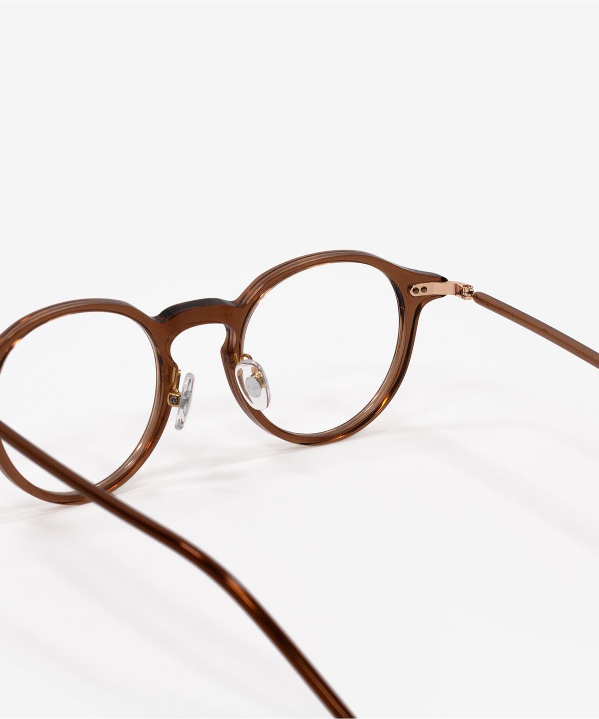 웨어웨어(WEARWHERE) MELO 03 Crystal Brown 블루라이트 차단 안경