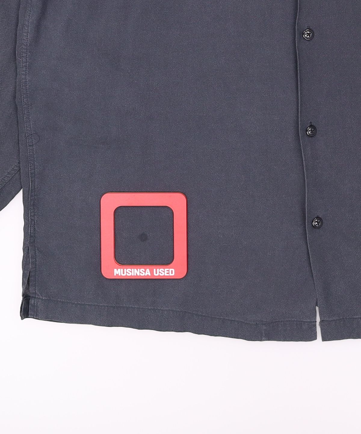 프리즘웍스(FRIZMWORKS) TENCEL COZY SHIRT _ CHARCOAL XL