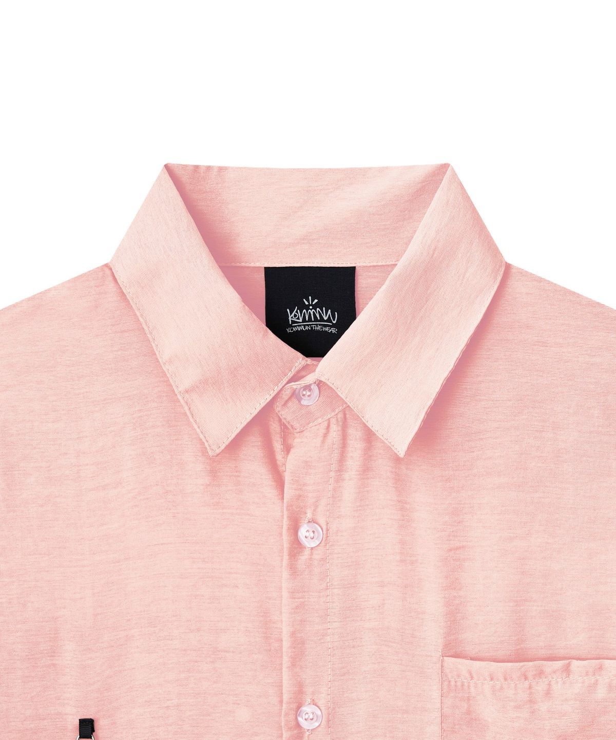 커뮨더웨어(KOMMUNTHEWEAR) KOMMUN SHIRTS SHORTS SET PINK 커뮨 셔츠 숏츠 세트 핑크
