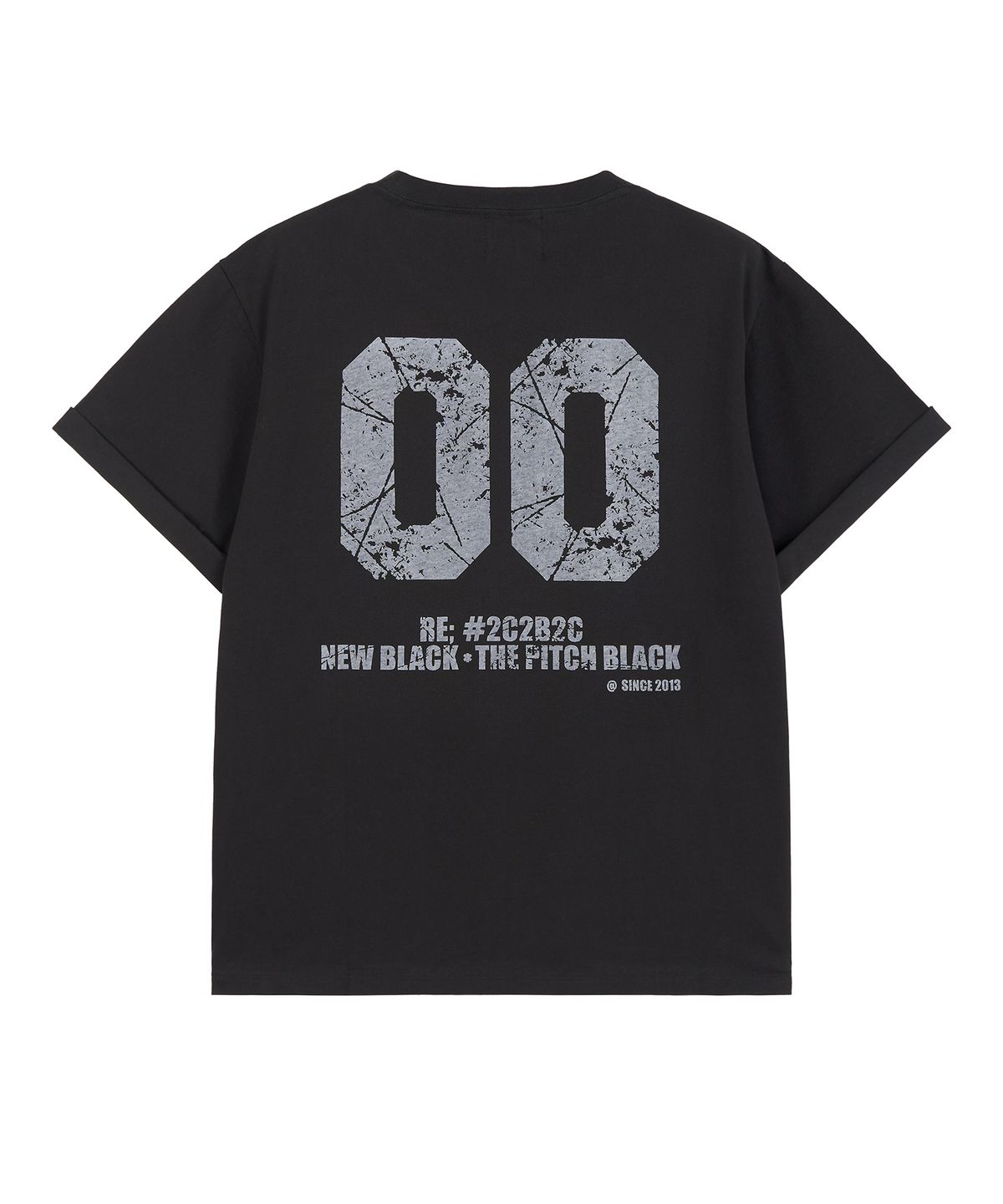 피치블랙(PITCHBLACK) RE ZERO CROP TEE (BLACK)