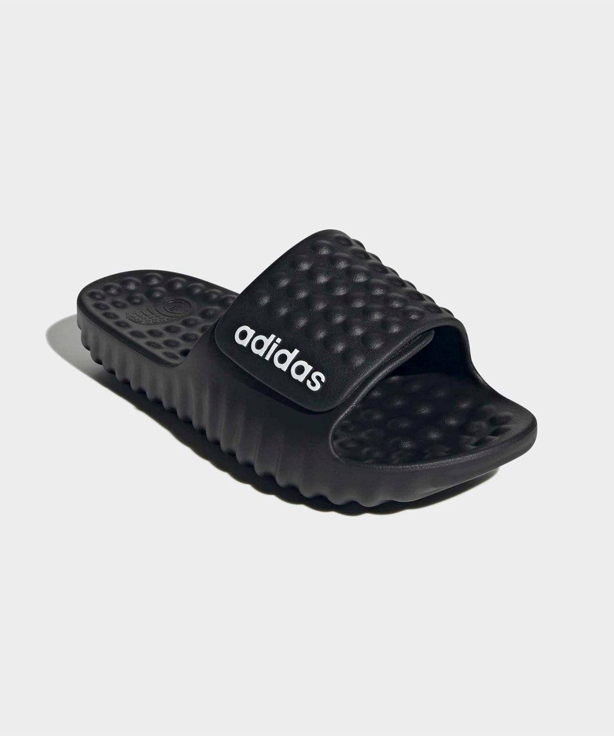 아디다스(ADIDAS) 아디사지 360REC 슬라이드 - 블랙:화이트 / JS3570