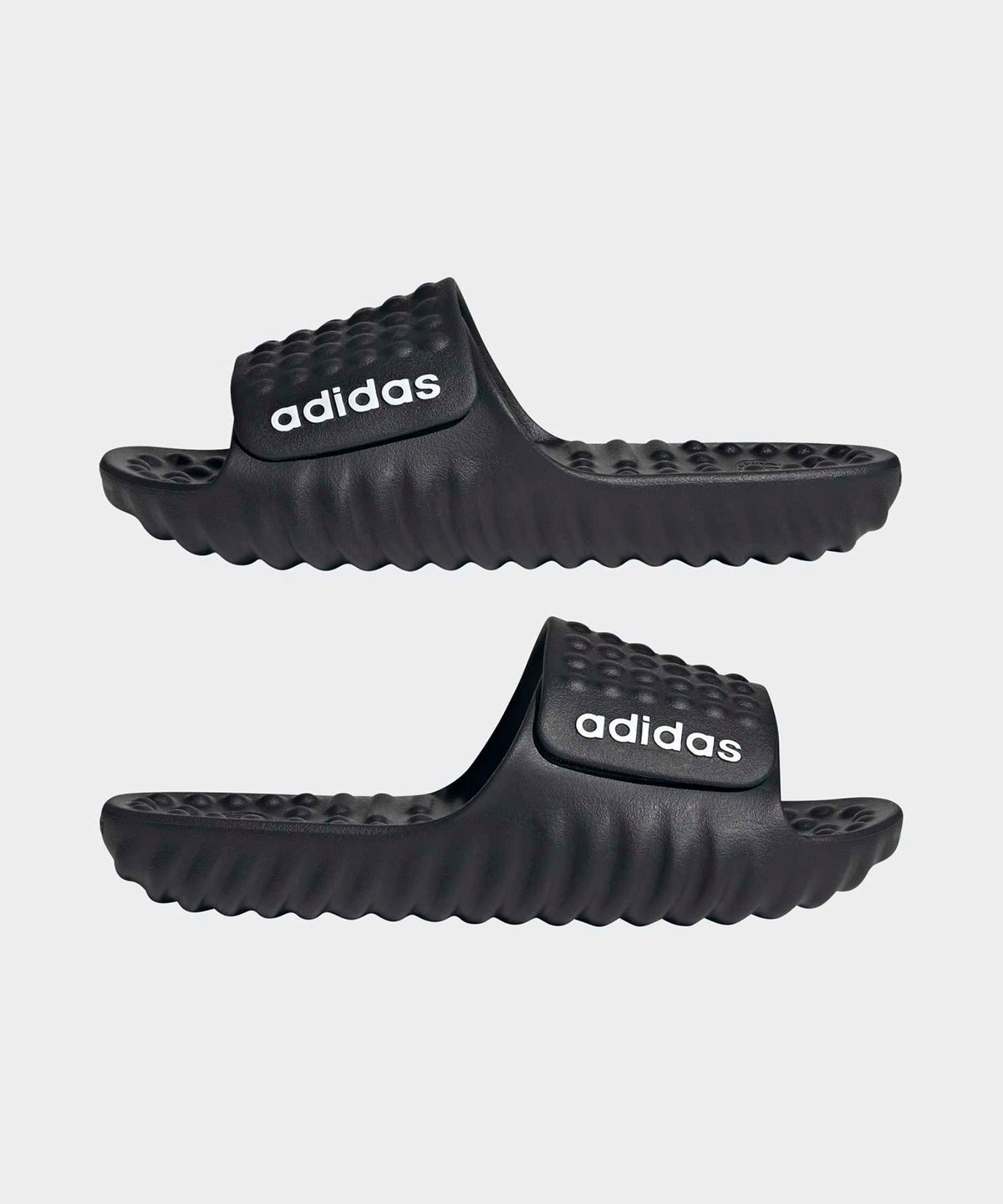 아디다스(ADIDAS) 아디사지 360REC 슬라이드 - 블랙:화이트 / JS3570