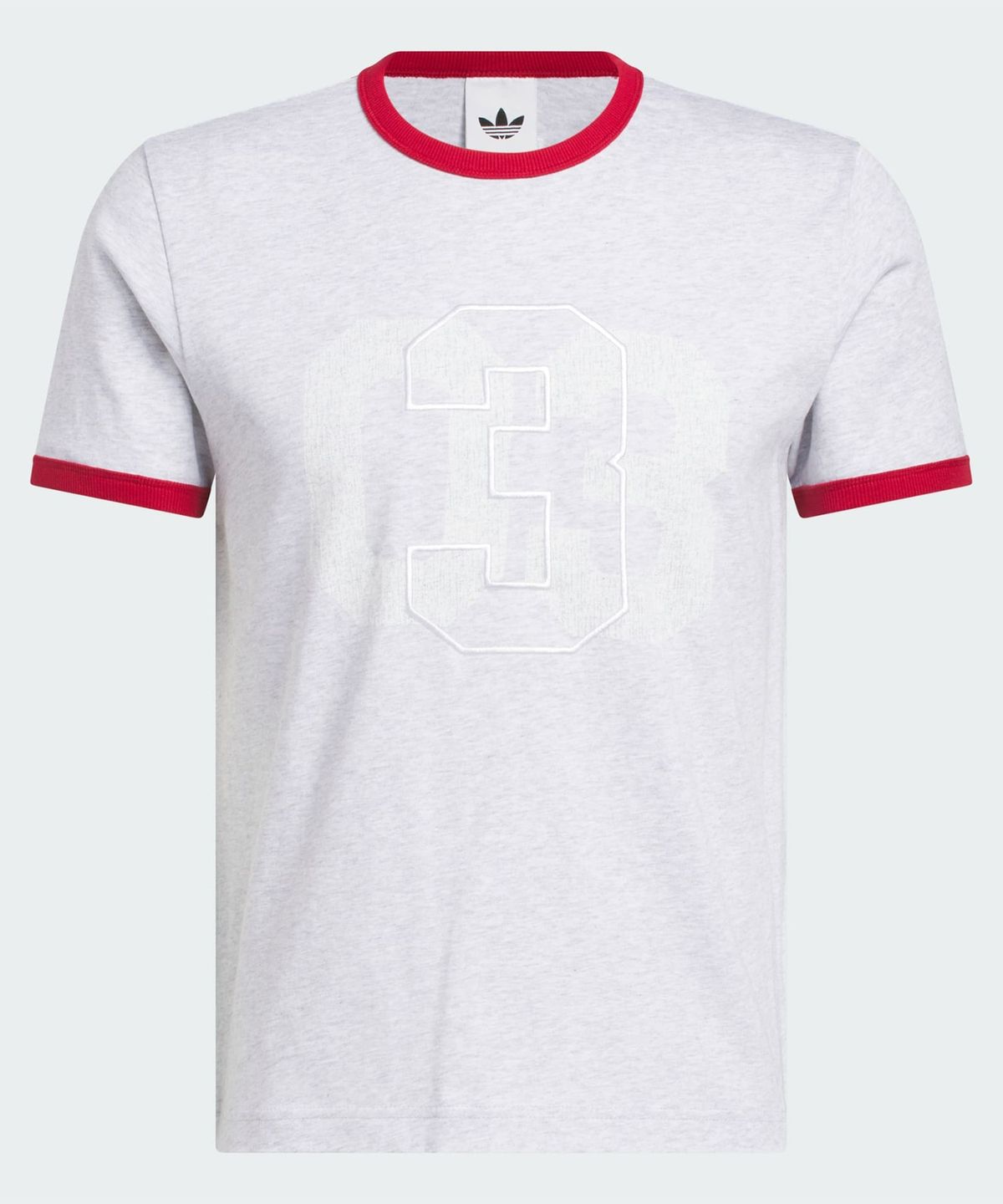 아디다스(ADIDAS) TEXAS A&M AGGIES 오리지널스 트레포일 링거 티 - 라이트그레이 / KT7868