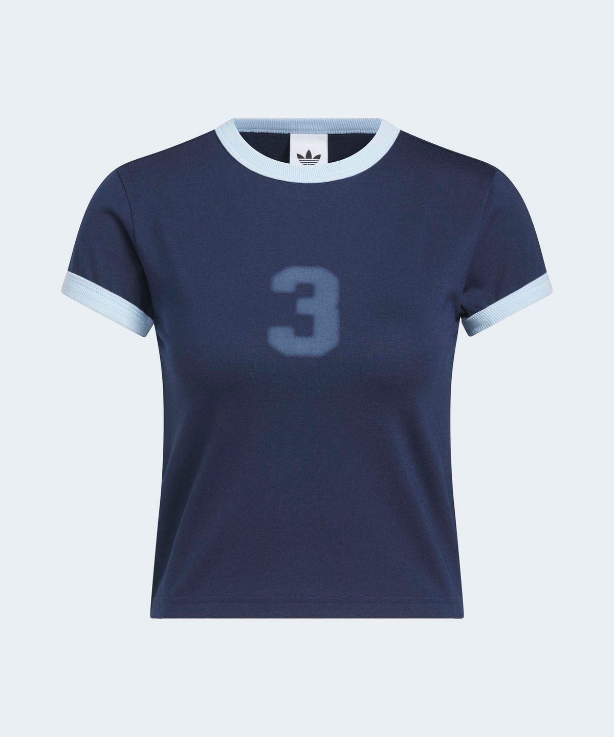 아디다스(ADIDAS) TEXAS A&M AGGIES 그래픽 베이비 링거 티 - 나이트인디고 / KT7898