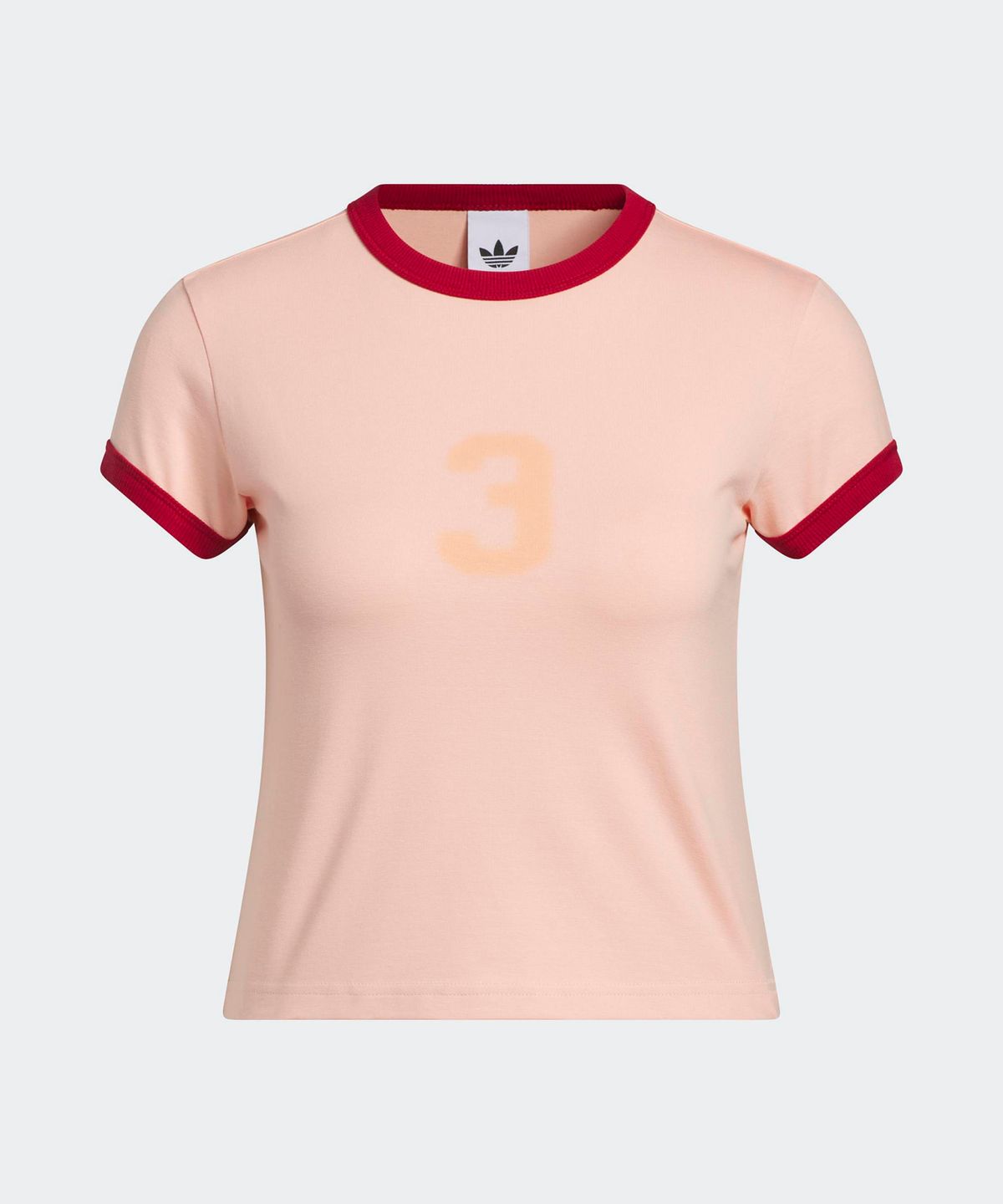 아디다스(ADIDAS) TEXAS A&M AGGIES 그래픽 베이비 링거 티 - 글로우핑크 / KT7899