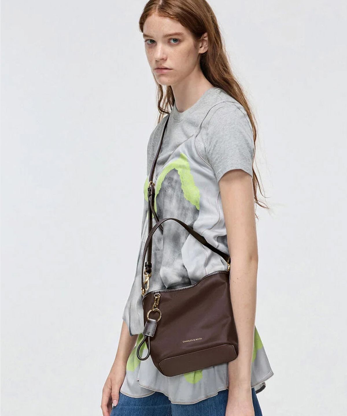 찰스앤키스(CHARLES & KEITH) 레비 나일론 버킷백 3colors CK2-10782830